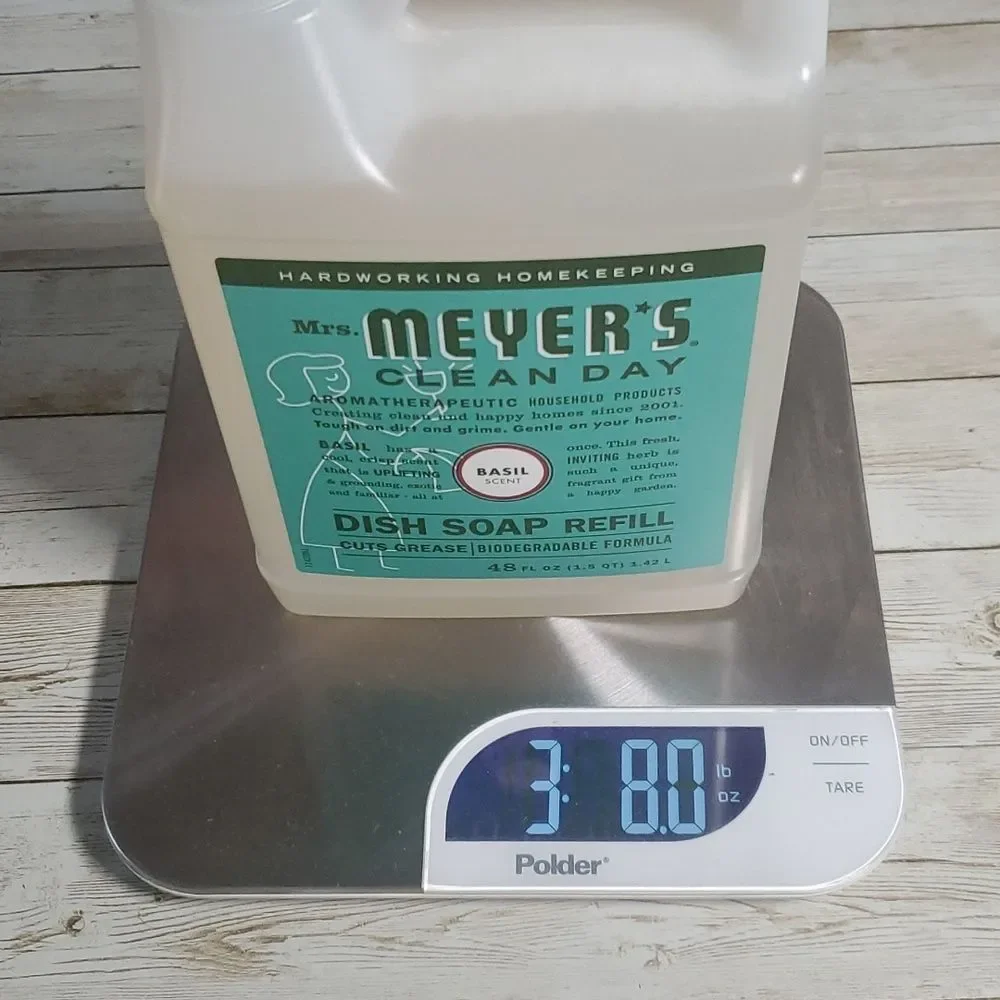 NEW Mrs. Meyer's Clean Day Basil Scented Dish Soap Refill 48 Fl.Oz. 1.5‎ Quart